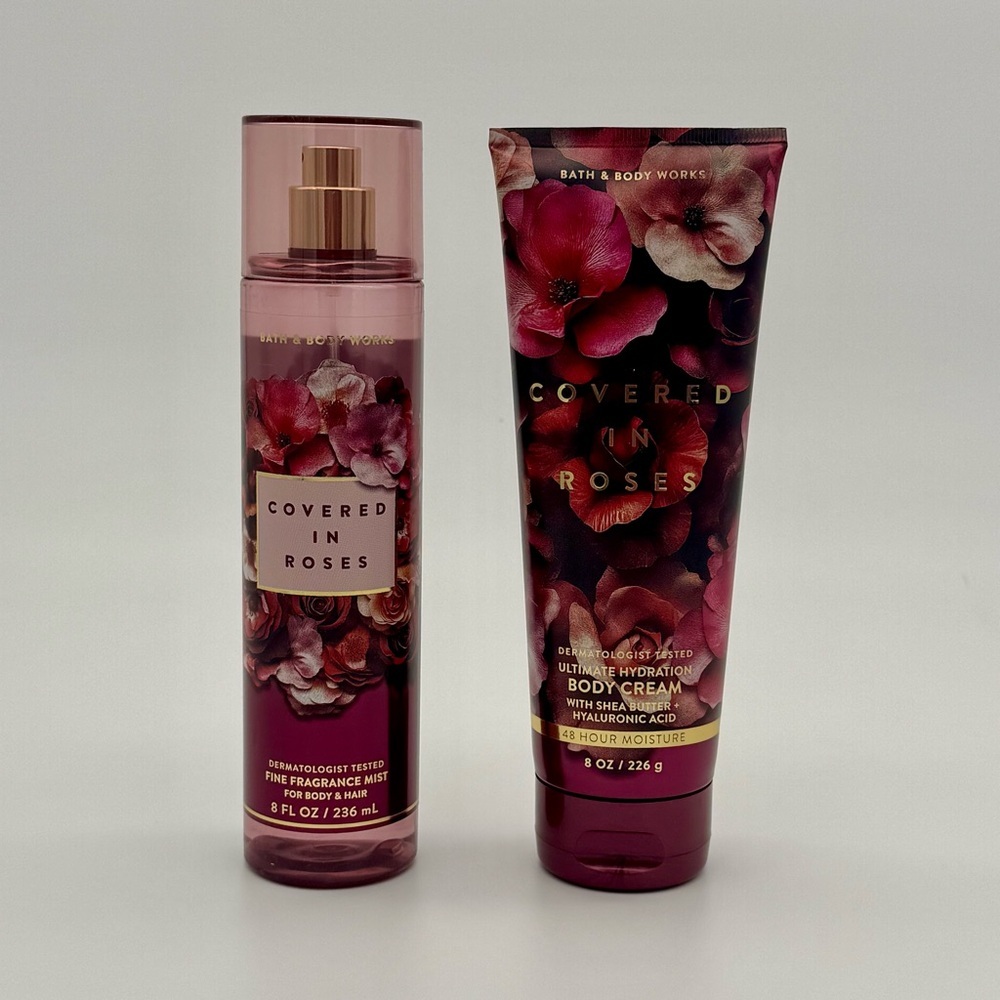 Bath & Body Works Covered in Roses Floral Gift Set NWT